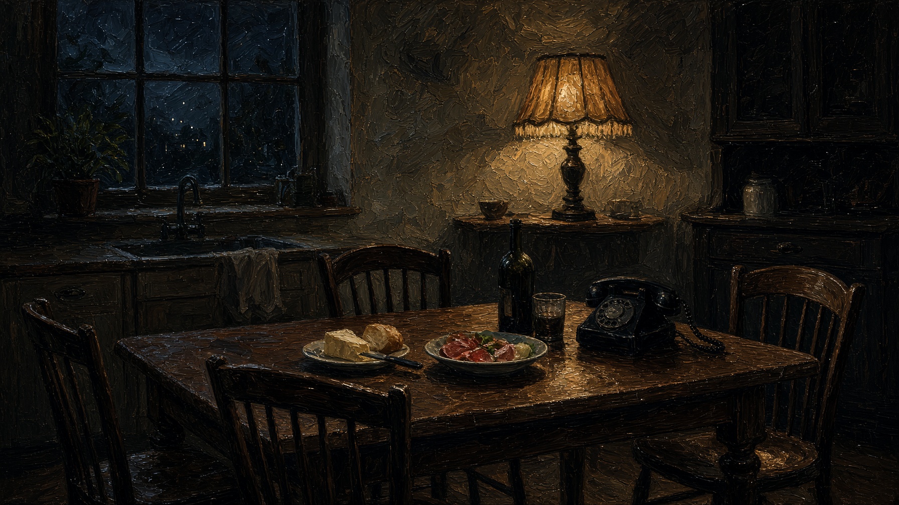 The table